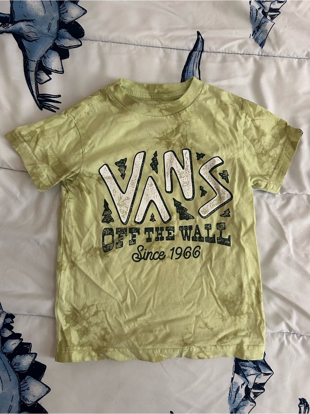 Vans Kids Lime Green 'Off The Wall' Graphic Tee